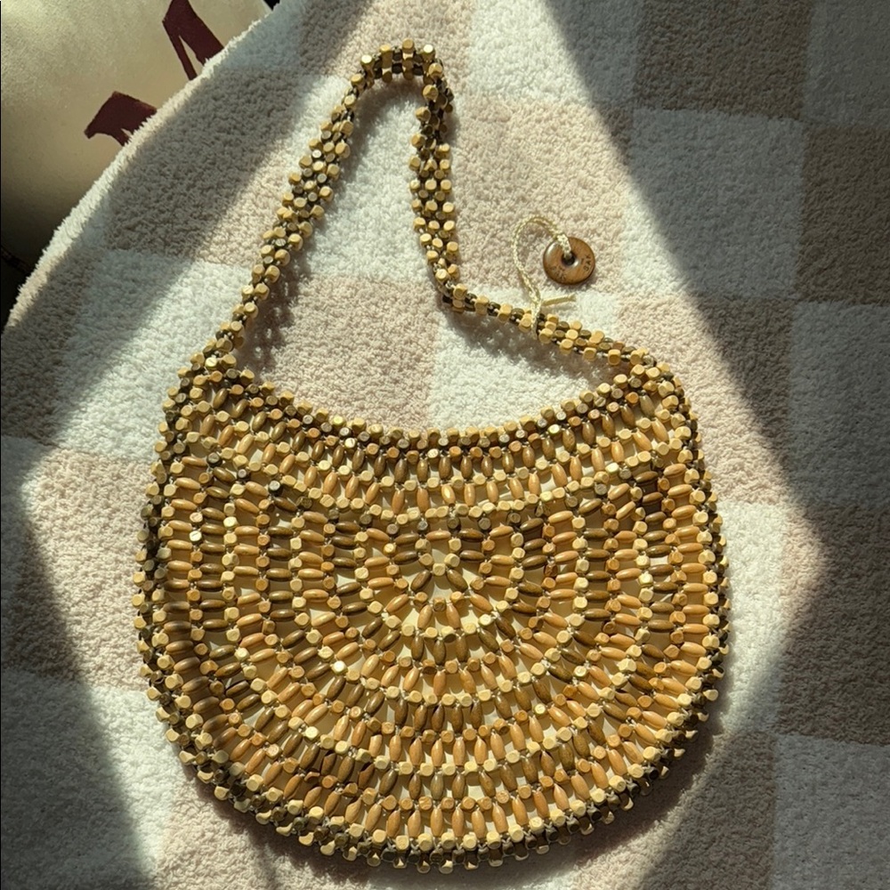 The Sak Montara Wood Beaded Hobo (multi color)